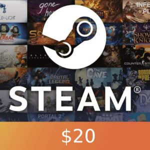 Steam Gift Card $20 - For USD Currency Accounts Global Activation Code